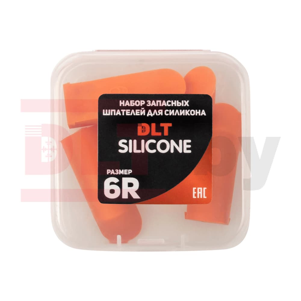 Набор запасных шпателей для DLT Silicone, (размер 6R), ОРАНЖЕВЫЕ, арт.1747 - фото 2