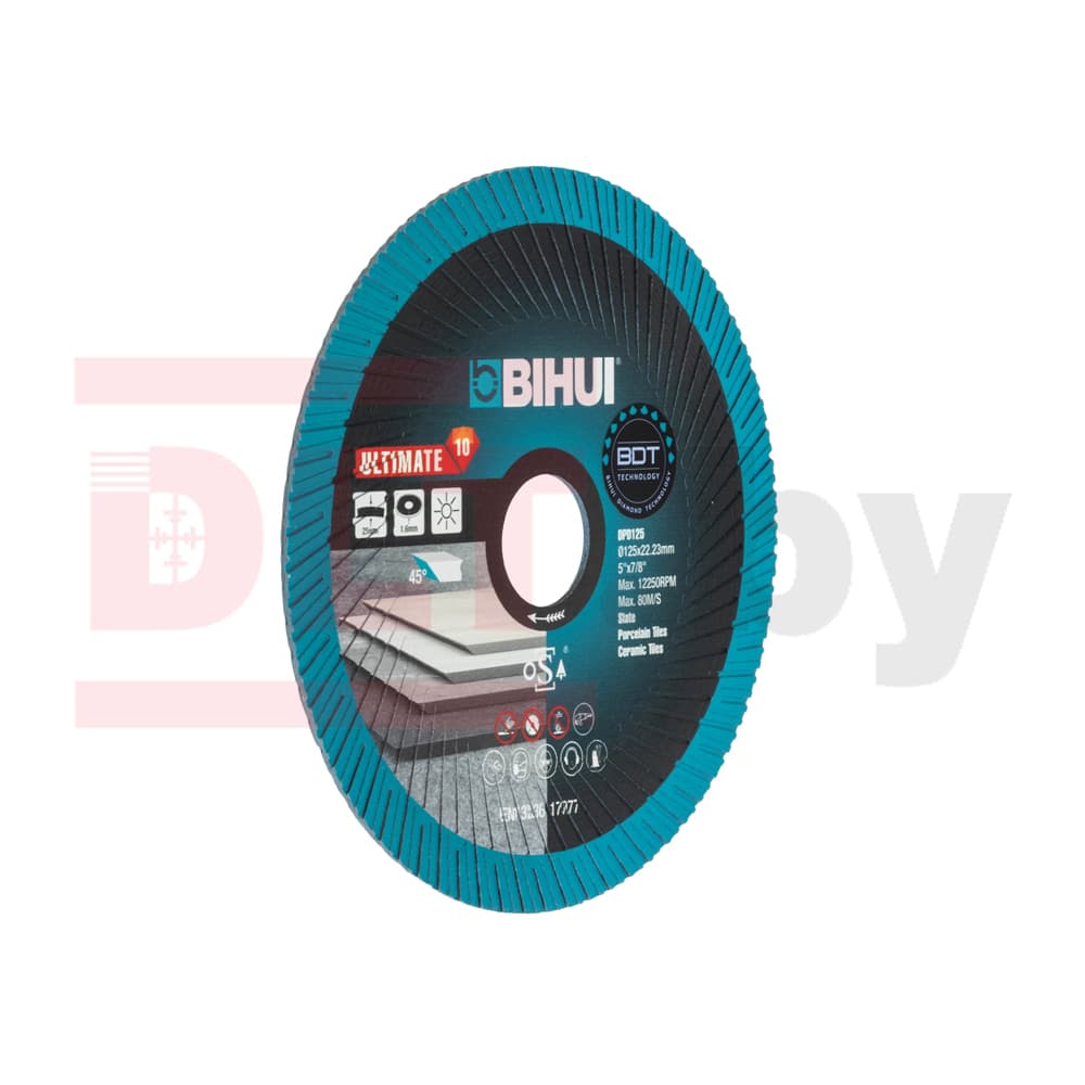 Алмазный диск BIHUI Ultimate Edge 125 мм, для резки и заусовки плитки под 45°, арт.DPD125 - фото 2