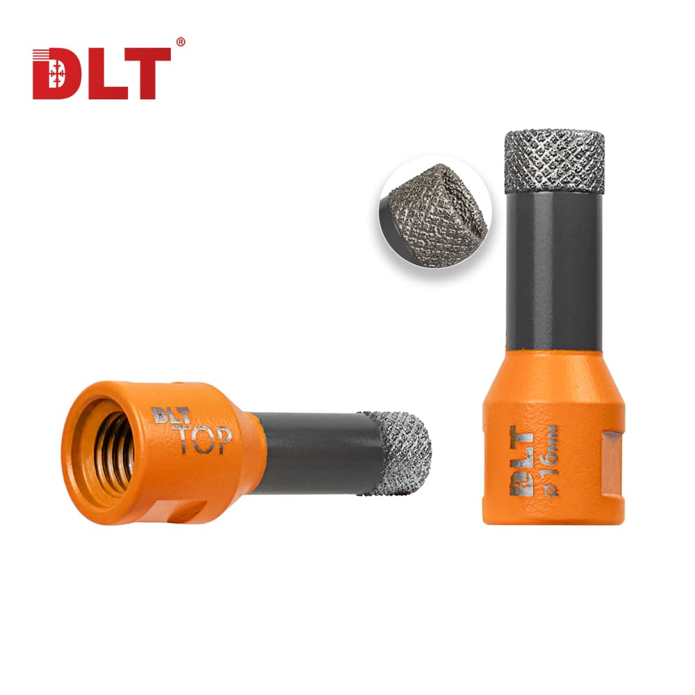 Коронка алмазная для керамогранита и камня DLT TOP, 16мм, арт.2093