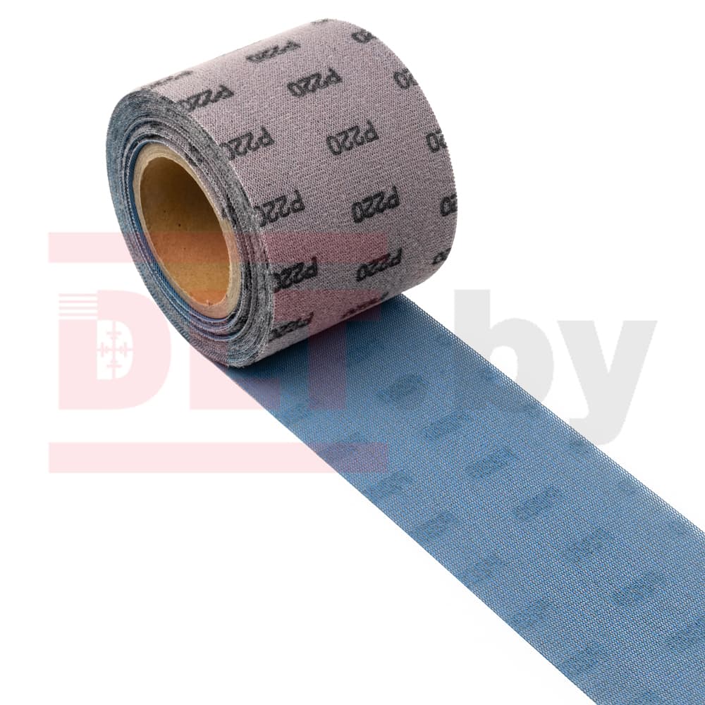 Шлифовальная сетка в рулоне DLT GrandFlex BLUE-NET ROLL, P220, 115мм*12м, (керамика), арт. 3642 - фото 2