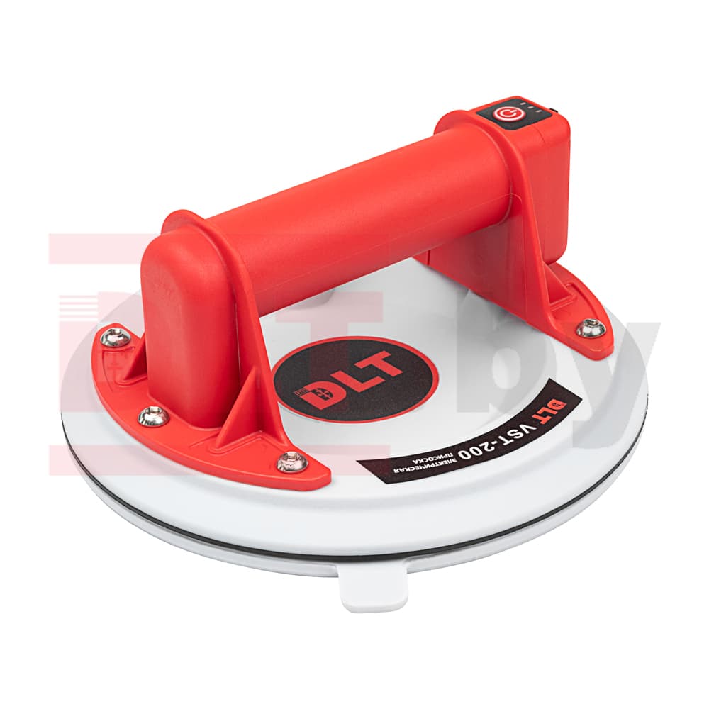 Электрическая присоска DLT VST-200 с АВТО подкачкой, для гладкой и рельефной поверхности, Ø8 дюймов, арт.1716 - фото 4
