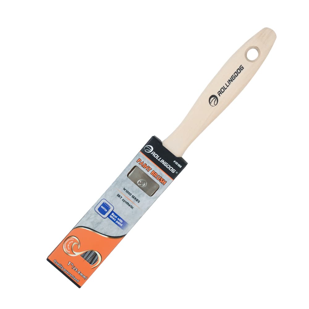Кисть Rollingdog W1000 25мм, прямой срез, синтетика, серия Professional, арт.10188 - фото 2