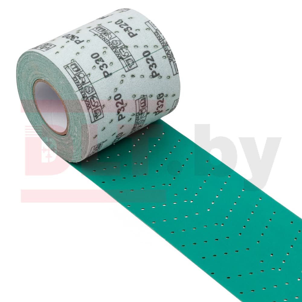 Шлифовальный лист в рулоне DLT GrandFlex FILM-ROLL PRO, P320, 110мм*12м, (на пленке, керамика и оксид алюминия), арт.3631 - фото 2