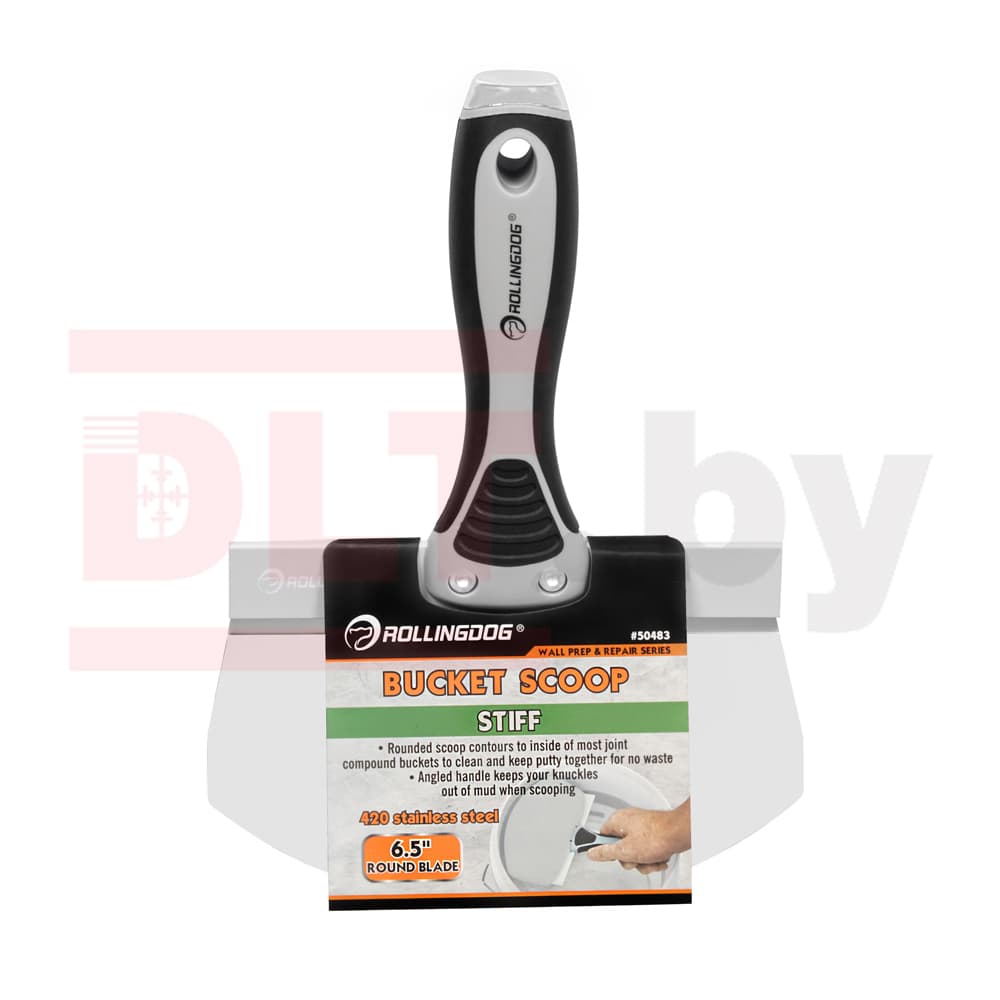 Шпатель полукруглый Rollingdog 6.5&amp;quot; (165мм), серия Professional, арт.50483 - фото 4