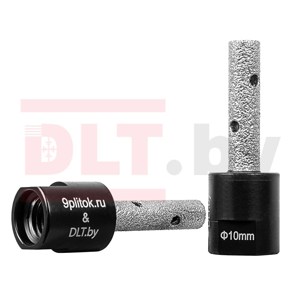 Фреза алмазная DLT&amp;amp;9plitok, пальчиковая, ПРЕМИУМ класса, 10мм, арт.0094