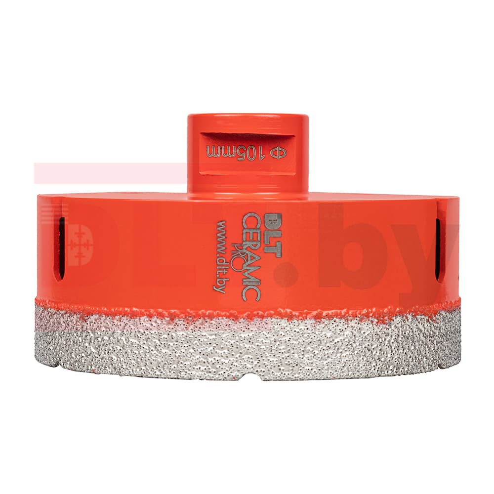 Алмазная коронка по керамограниту DLT CERAMIC PRO,105мм, арт.0679 - фото 3