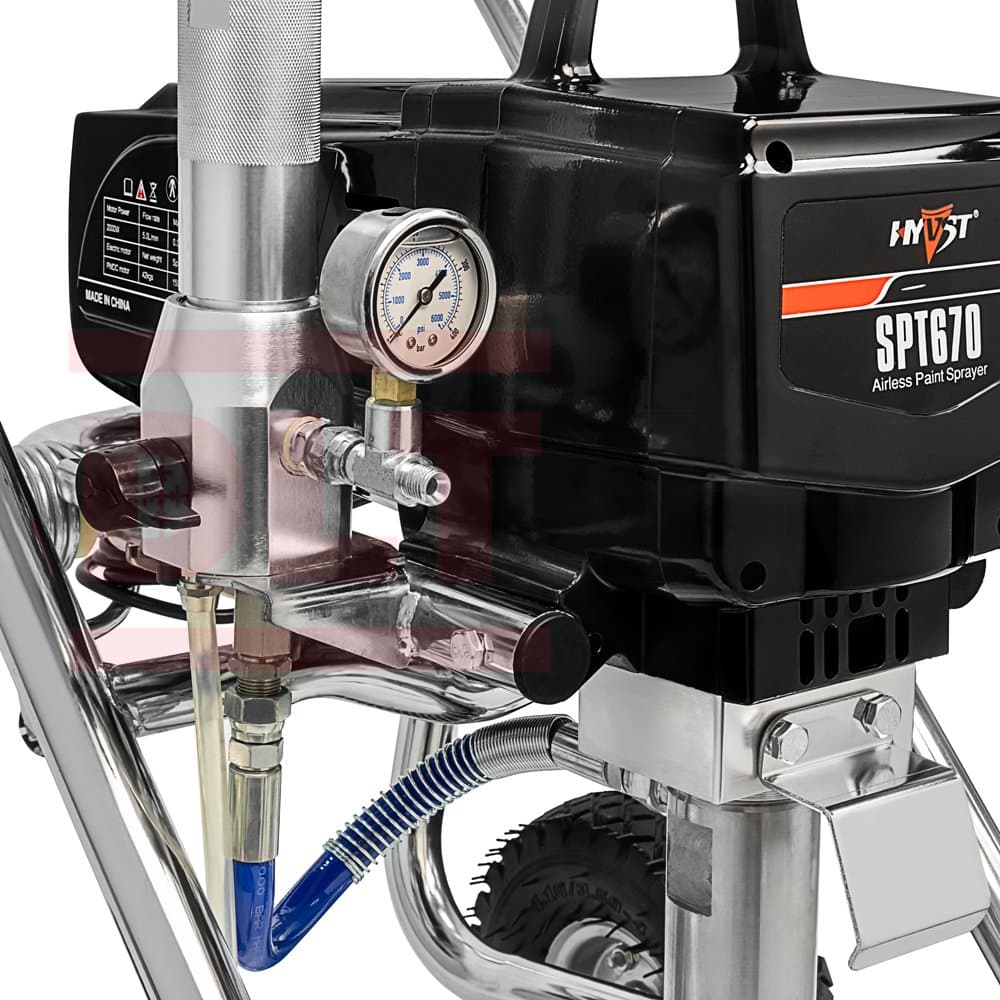 Безвоздушный покрасочный аппарат HYVST SPT 670, арт.0285 - фото 7