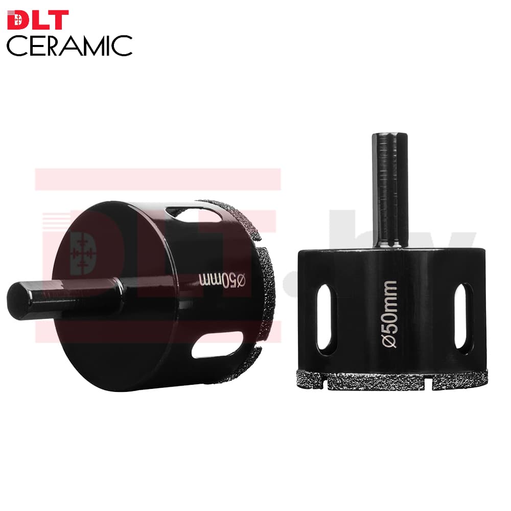 Алмазная коронка по плитке и керамограниту DLT CERAMIC, 50мм, арт.0674