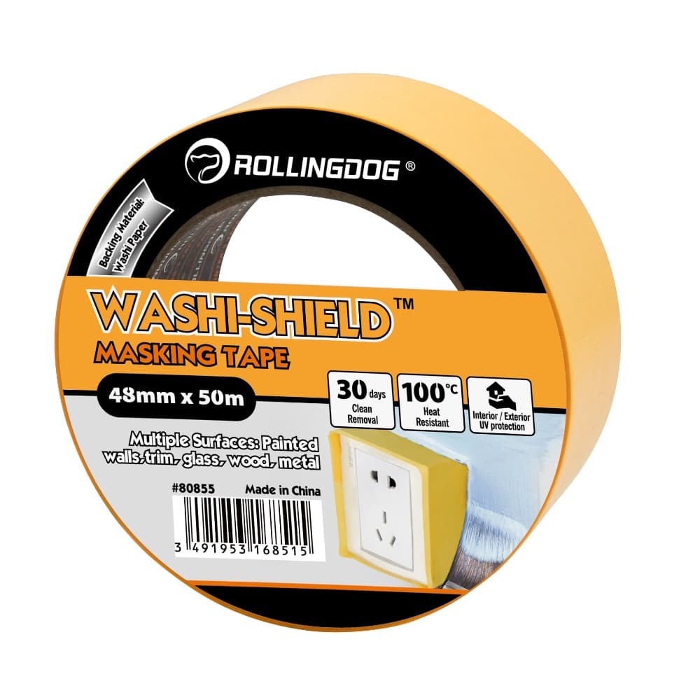 Малярная лента Rollingdog WASHI-SHIELD 48мм x 50м, арт.80855 - фото 6