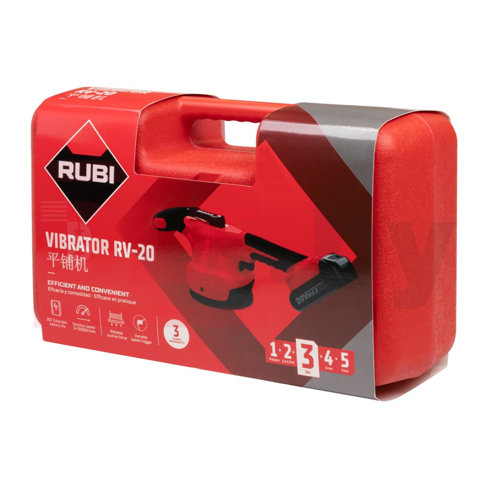 Виброприсоска для укладки плитки RUBI VIBRATOR RV-20, арт.60933 - фото 2