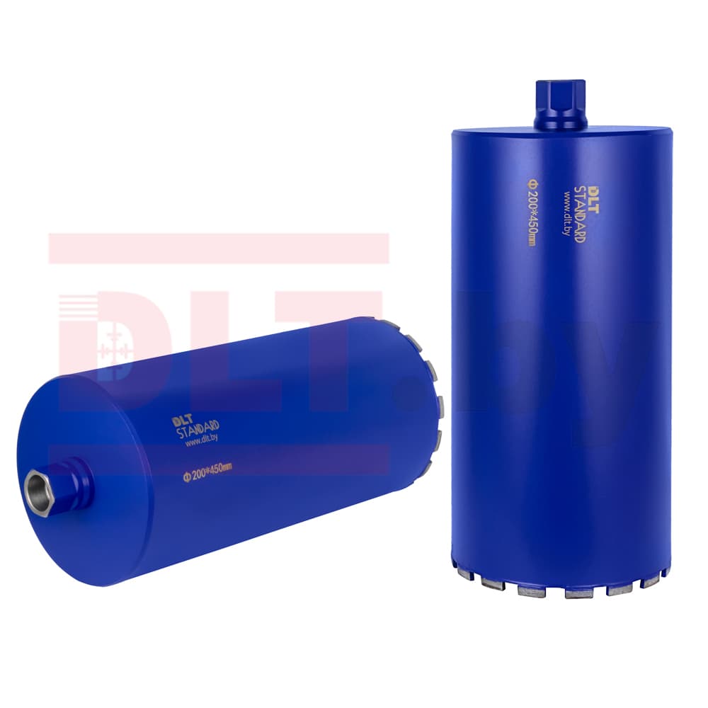 Сверло алмазное корончатое DLT Standard, 200мм, арт.0462 - фото 4