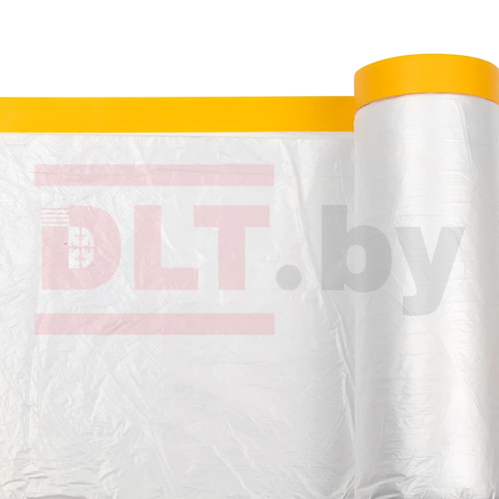 Укрывное полотно на малярной ленте Rollingdog WASHI-SHIELD 8 мкм, 280см*15м, арт.81519 - фото 2