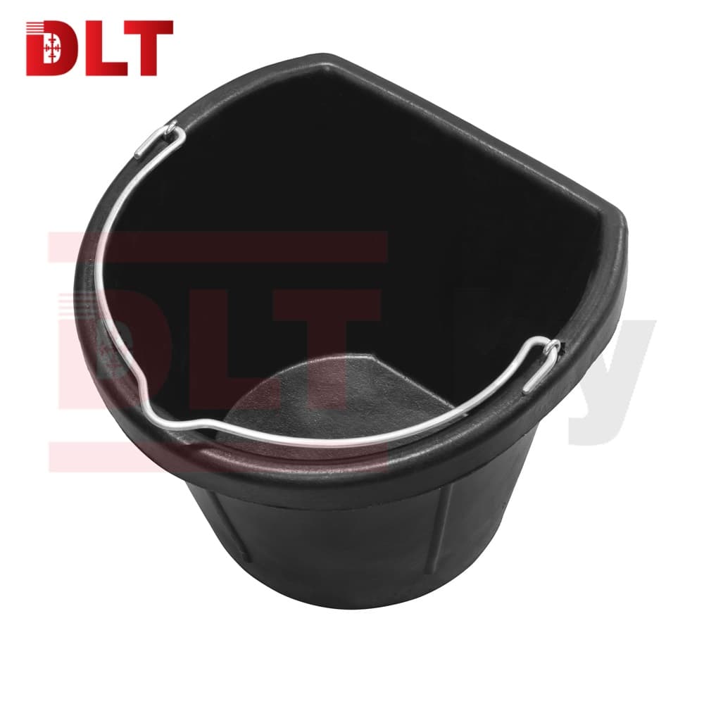 Ведро строительное гибкое с плоским краем, DLT, 17л (факт. 15,5л), тип RUBBERBUCK, арт.2906