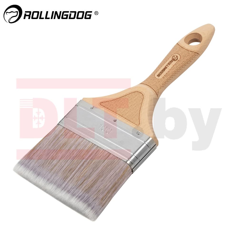 Кисть Rollingdog 100мм, прямой срез, синтетика, серия Elite, арт.10657