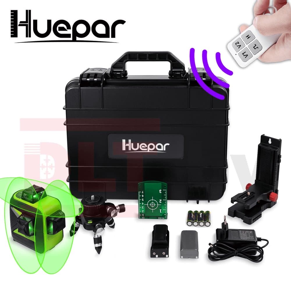 Лазерный уровень (нивелир) 3D Huepar 603CG PRO, арт.0881 - фото 2