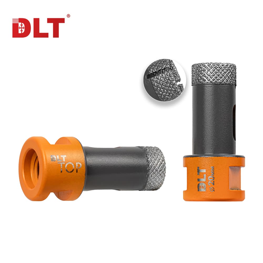 Коронка алмазная для керамогранита и камня DLT TOP, 20мм, арт.2095