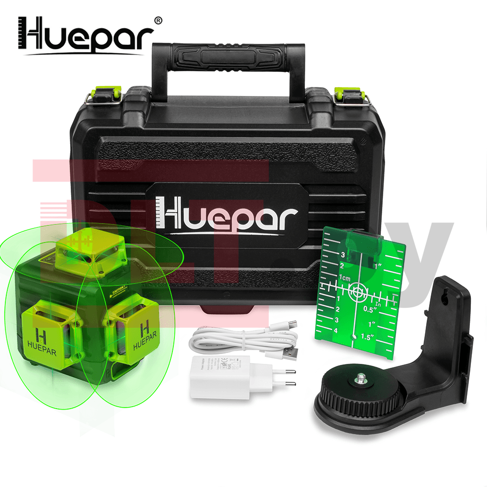 Лазерный уровень (нивелир) Huepar B03CG, арт.0337