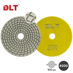 АГШК DLT №1, для сухой и мокрой шлифовки, #200, 100мм, арт.0646