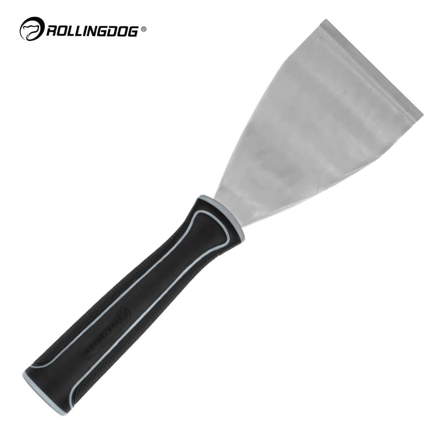 шпатель-скребок Rollingdog 3&amp;quot; (75мм), изогнутый, резьба, арт.50447