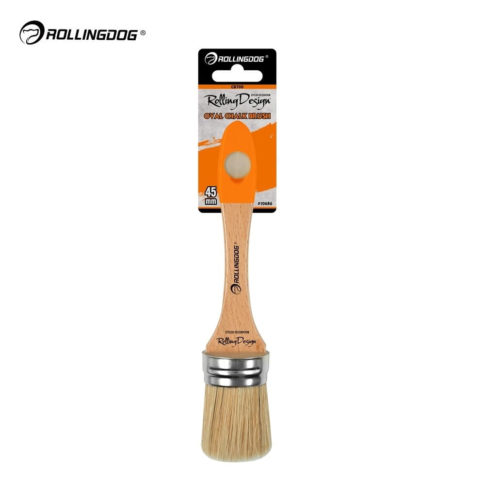 Кисть Rollingdog Design 40мм, овальная, смешанная щетина, серия Professional, арт.10686 - фото 4