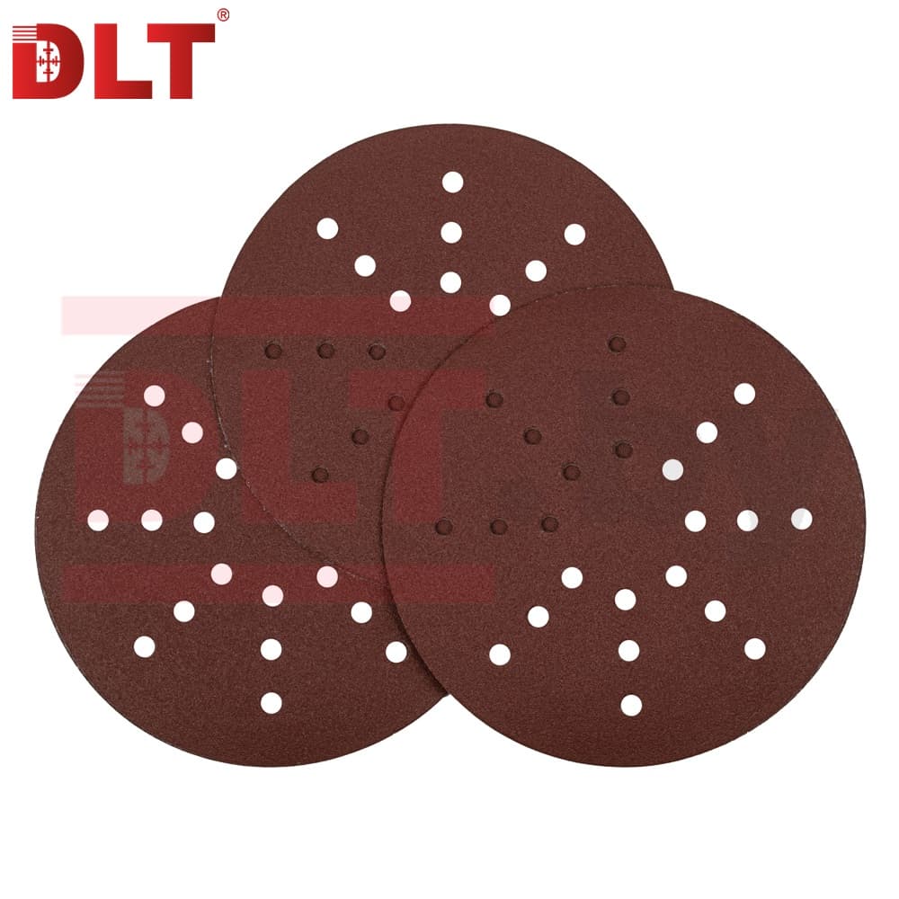 Круг шлифовальный DLT GrandFlex RED, P100, 225мм, 10шт, (на бумаге, оксид алюминия), арт.4507