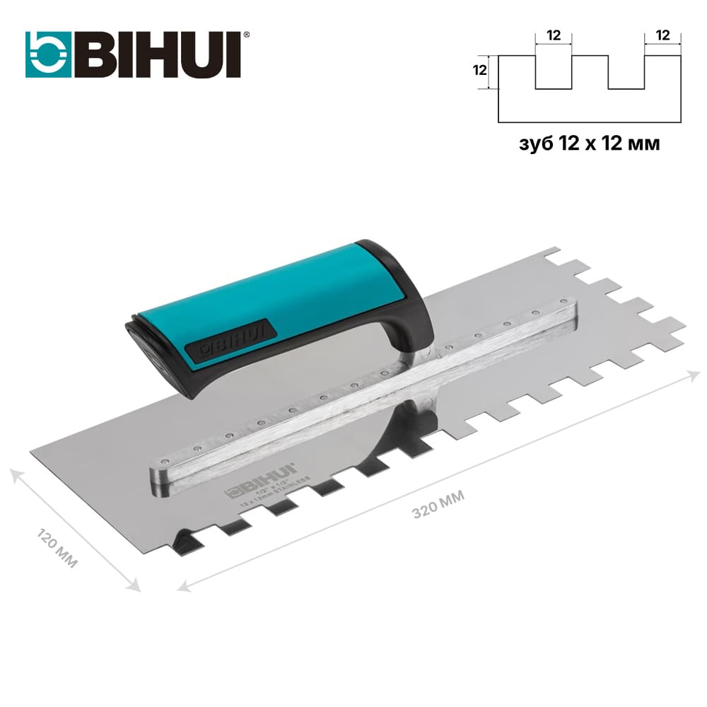 Гребенка BIHUI 320*120мм, зуб 12мм, арт.PTSL12