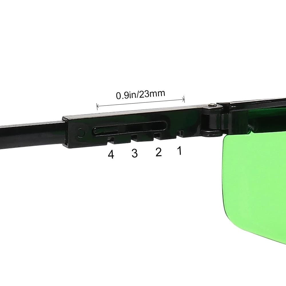 Очки HUEPAR Laser Glasses GREEN для лазерного нивелира, арт.0739 - фото 7