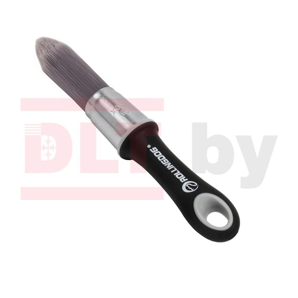 Кисть с короткой ручкой Rollingdog 22мм, круглая, синтетика, серия Professional, арт.10594 - фото 2