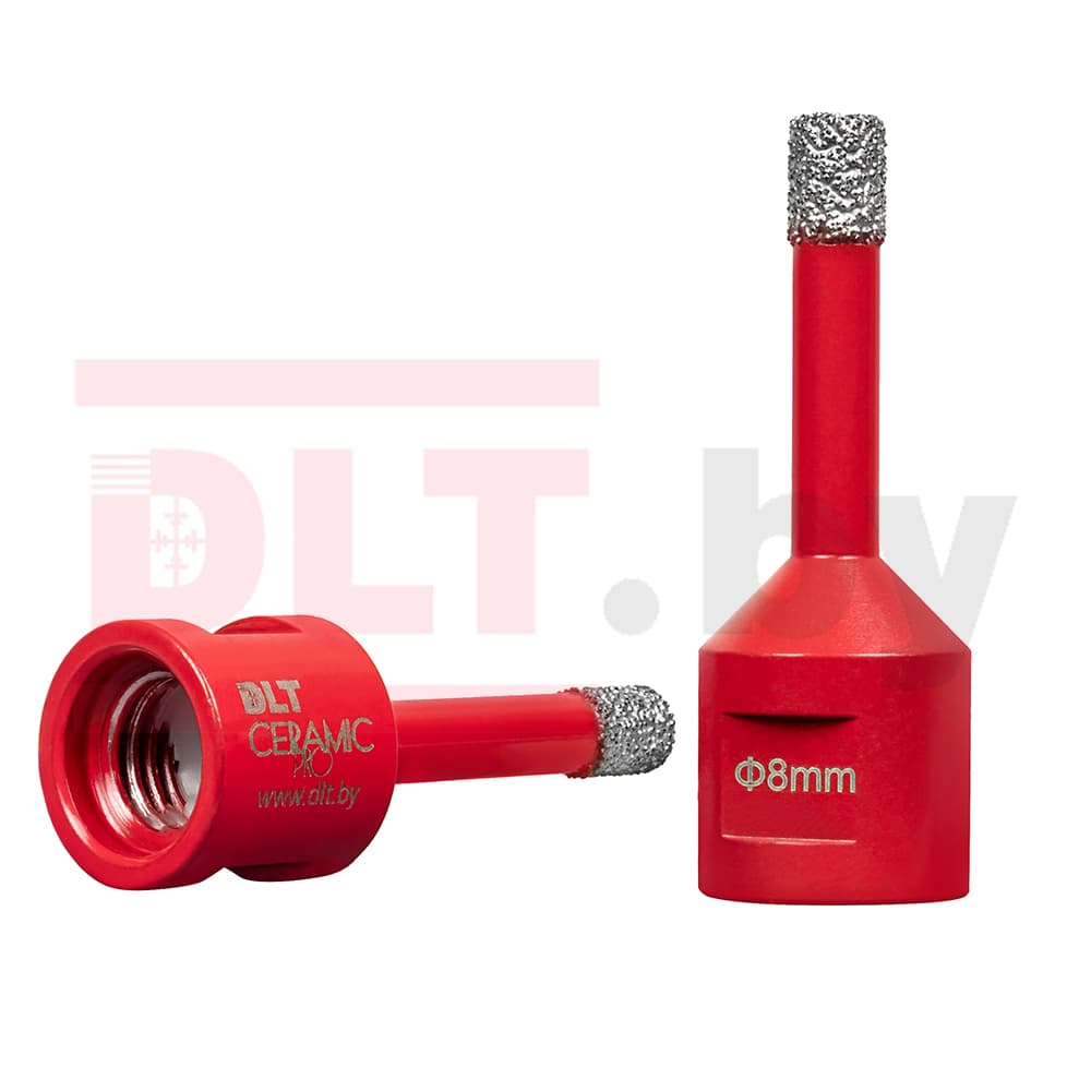 Алмазная коронка по керамограниту DLT CERAMIC PRO,8мм, арт.0689
