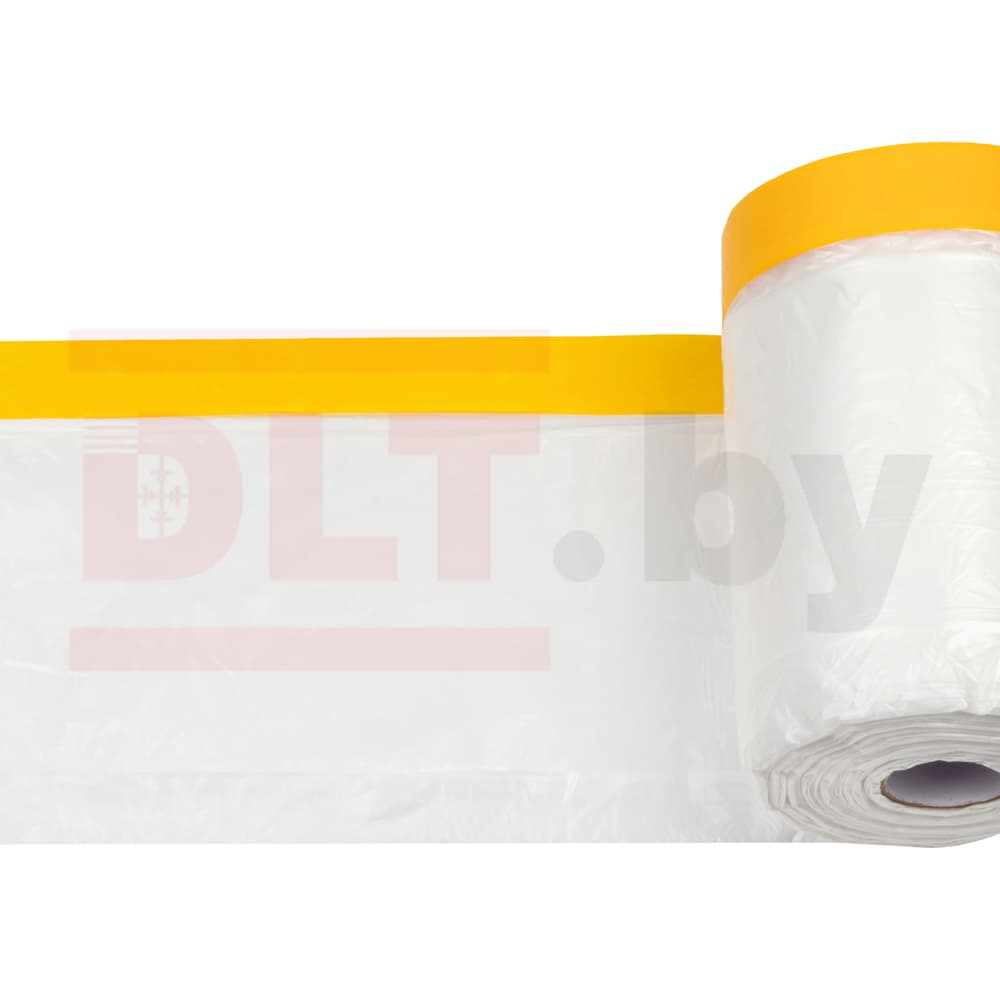 Укрывное полотно на малярной ленте Rollingdog WASHI-SHIELD 8мкм, 55см*30м, арт.80510 - фото 3
