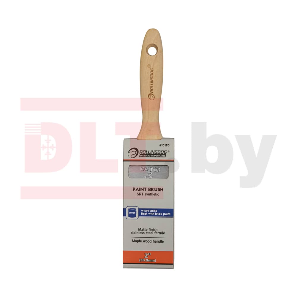 Кисть Rollingdog W1000 50мм, прямой срез, синтетика, серия Professional, арт.10190 - фото 3