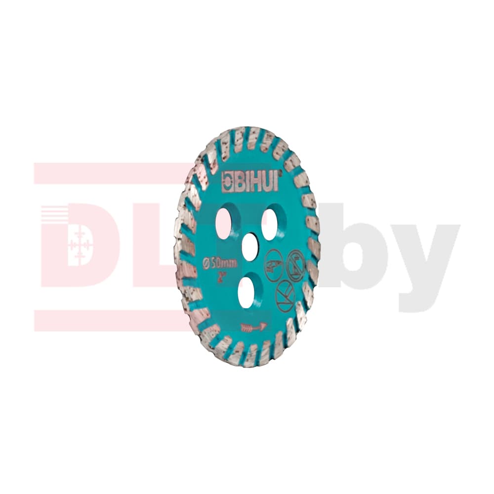 Диск алмазный BIHUI MINI THIN TURBO 50мм (сменная часть), арт.DCW50-SB - фото 3