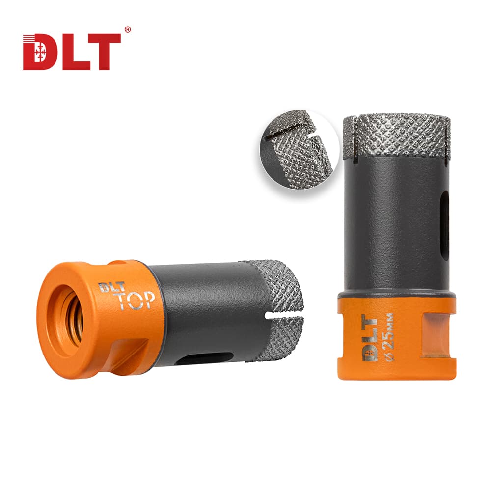 Коронка алмазная для керамогранита и камня DLT TOP, 25мм, арт.2096