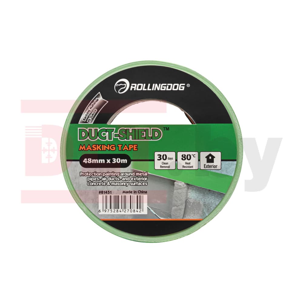 Малярная лента Rollingdog DUCT-SHIELD 48мм x 30м, арт.81451 - фото 3