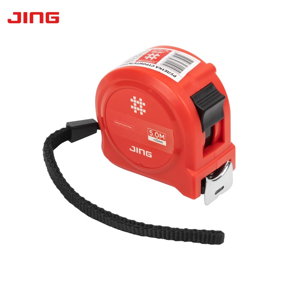 Рулетка строительная JING, 5м/25мм, арт.1102-5-25