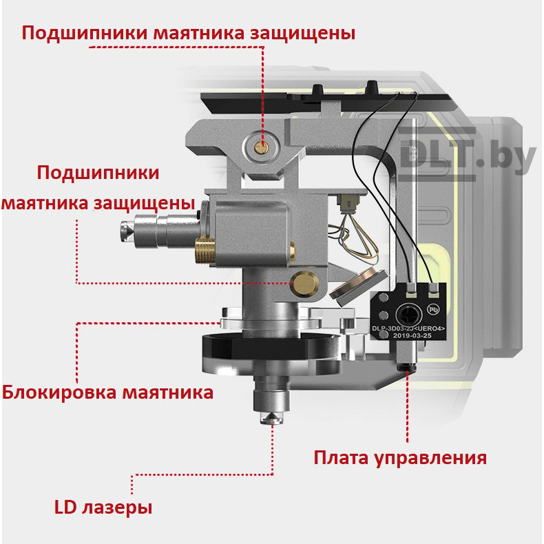 Лазерный уровень DLT EK-118G, арт.0784 - фото 14