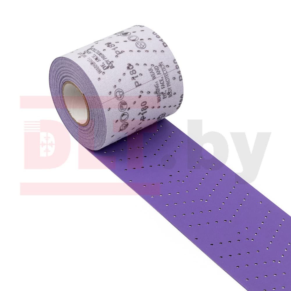 Шлифовальный лист в рулоне DLT GrandFlex PURO-ROLL, P180, 115мм*12м, (керамика точной формы), арт.3648 - фото 6