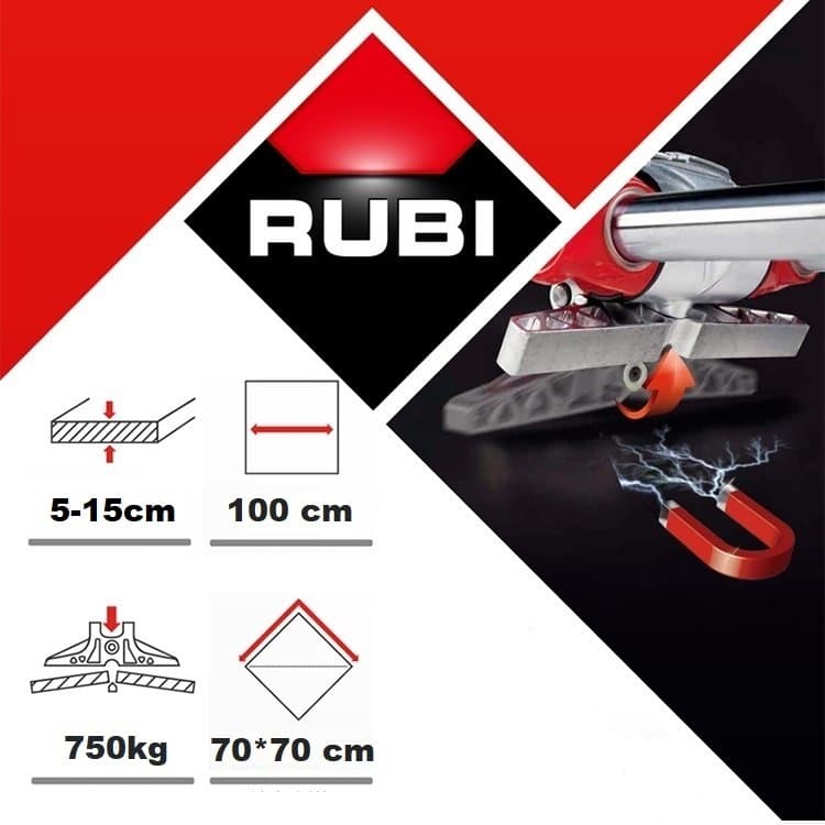 Ручной плиткорез RUBI X-ONE PLUS 850 (рез до 850мм), арт.15905 - фото 3