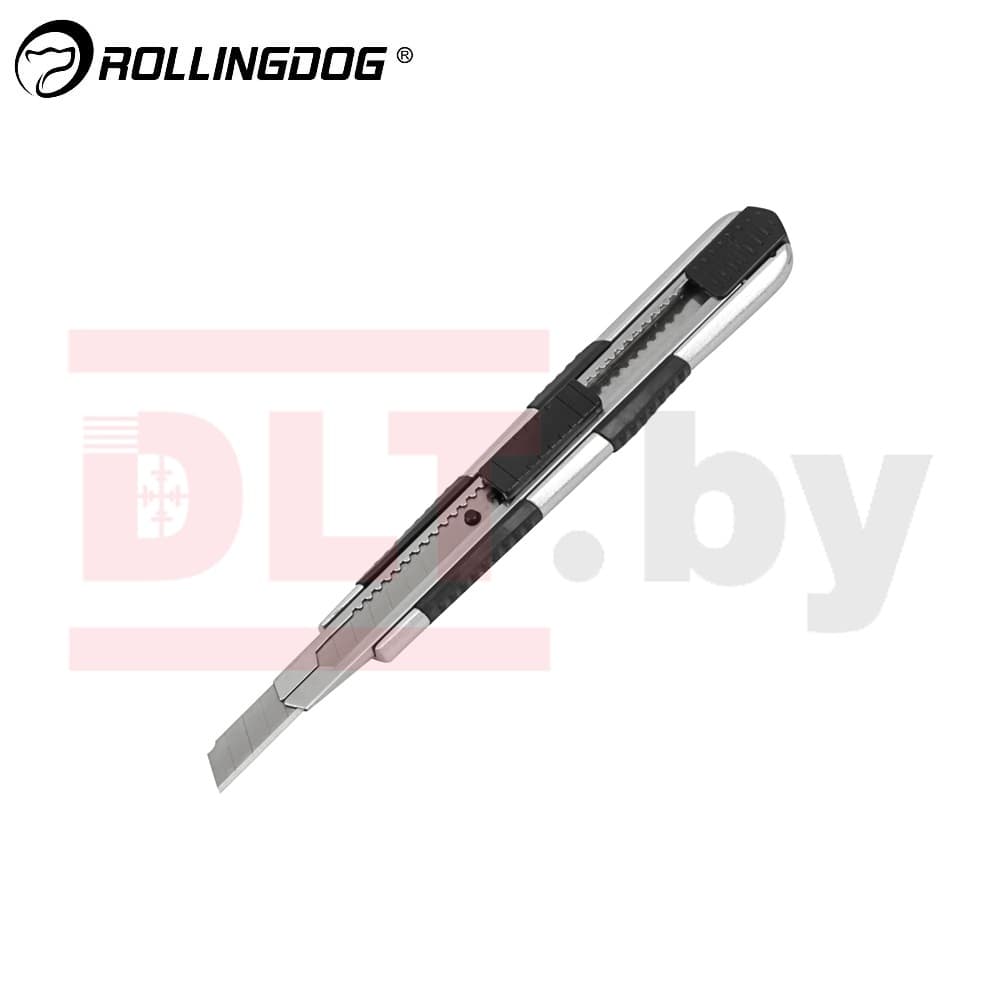Нож строительный Rollingdog, лезвие 9мм, арт.50088