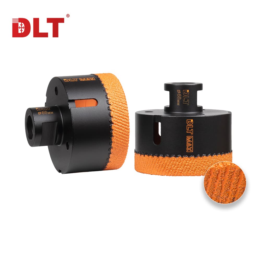 Коронка алмазная для керамогранита и камня DLT MAX, 68мм, арт. 3830