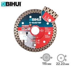 Алмазный диск BIHUI B-MASTER, 115х1,4мм, арт.DCCA115