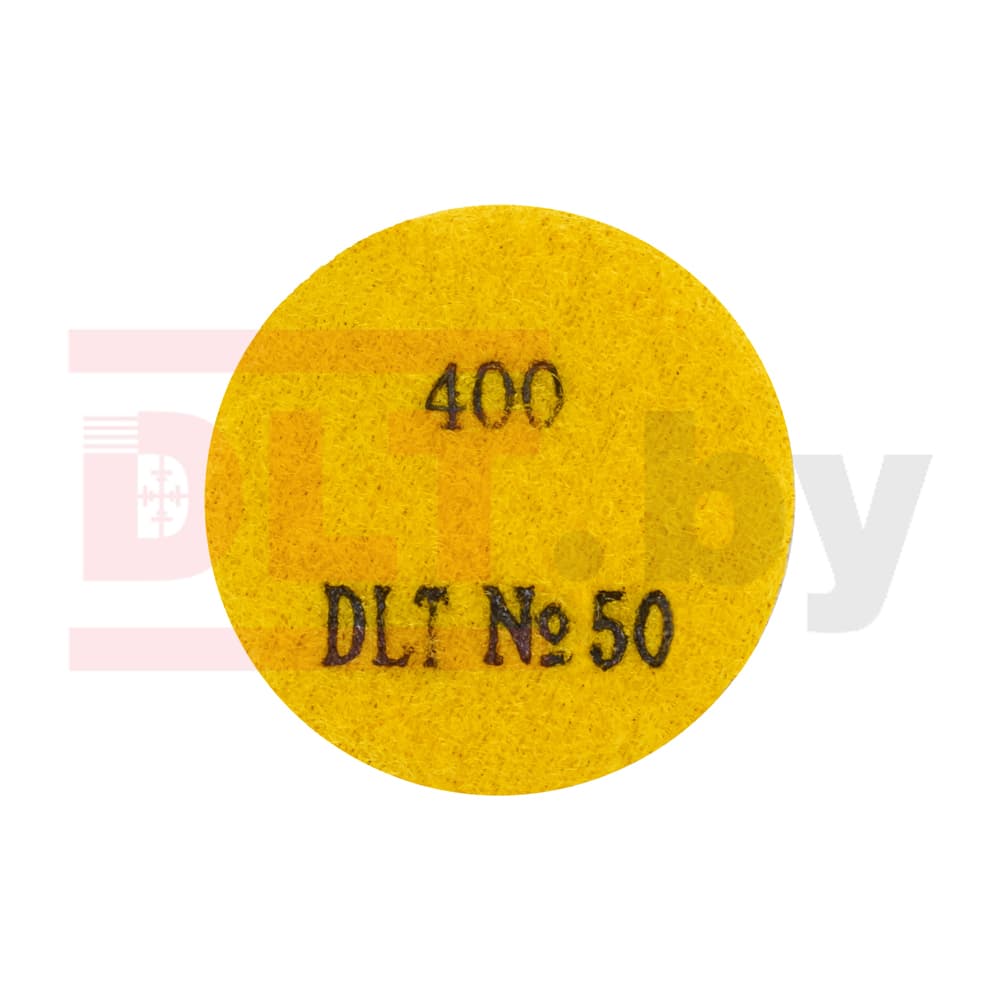 Алмазный гибкий шлифовальный круг для гравера DLT №50, #400, 50мм, арт.2129 - фото 3