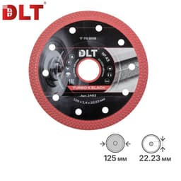 Алмазный диск DLT №43 (Turbo-X Black), 125х1,4мм, арт.1483