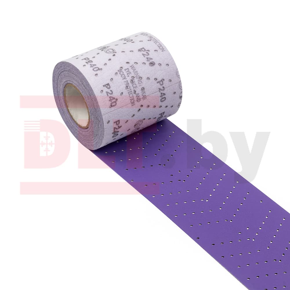 Шлифовальный лист в рулоне DLT GrandFlex PURO-ROLL, P240, 115мм*12м, (керамика точной формы), арт.3650 - фото 6