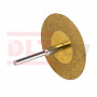 Набор алмазных дисков DLT с титановым покрытием для гравера, 10шт, 18мм