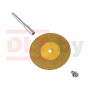 Набор алмазных дисков DLT с титановым покрытием для гравера, 10шт, 20мм