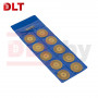 Набор алмазных дисков DLT с титановым покрытием для гравера, 10шт, 40мм