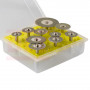 Набор алмазных дисков DLT с титановым покрытием для гравера, 10шт, от 16 до 40мм