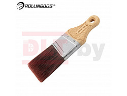 Кисть с короткой ручкой Rollingdog 50мм, угловой срез, синтетика, серия Professional, арт.10327
