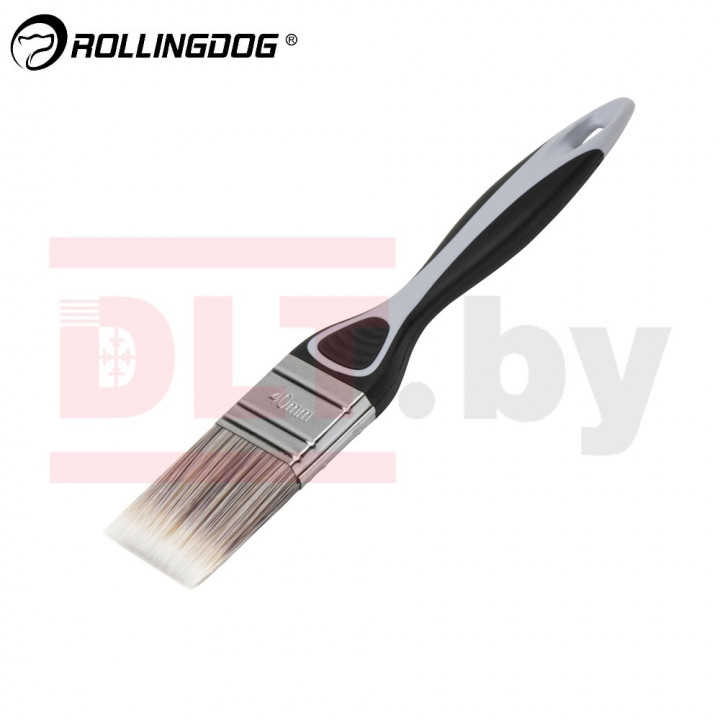 Кисть Rollingdog BT1000 40мм, прямой срез, полиэстер, серия Professional, арт.10346